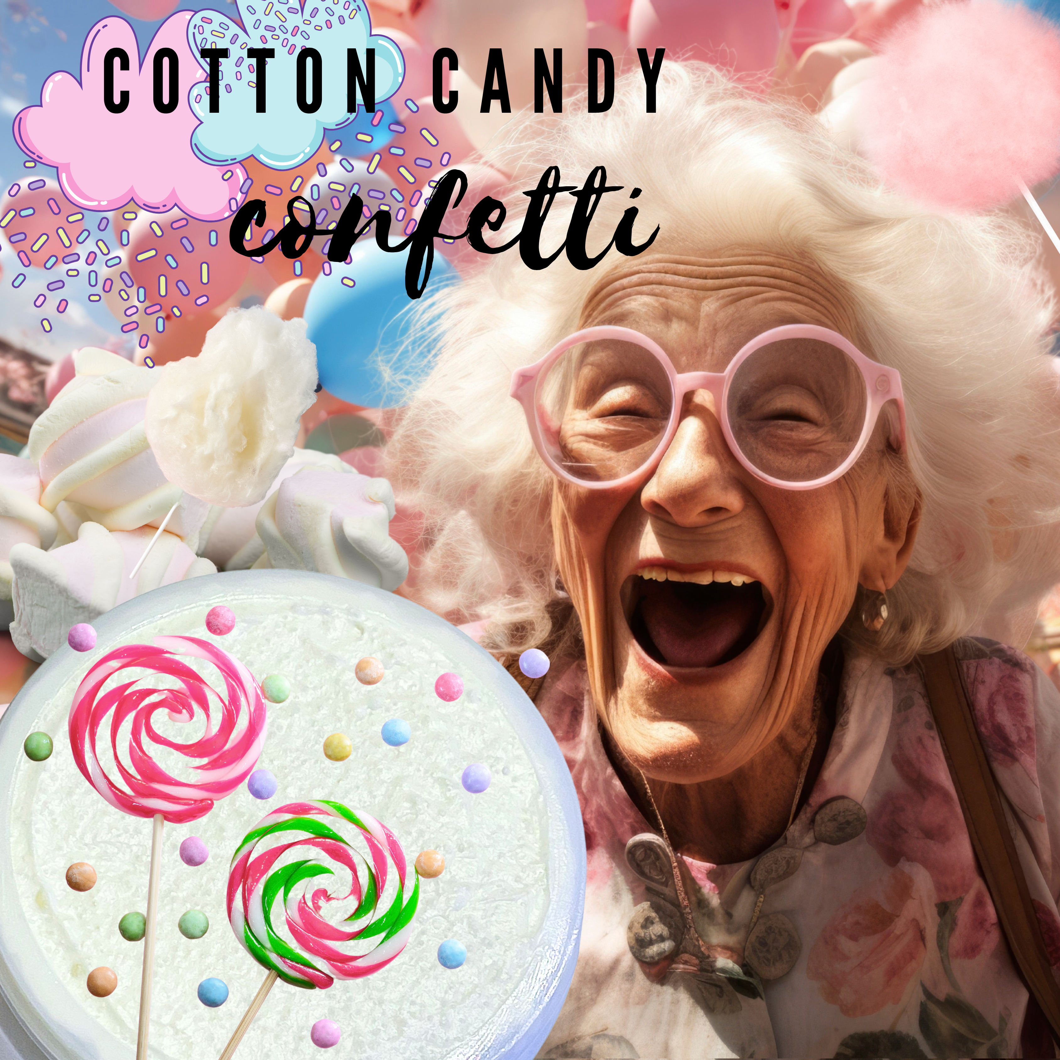 Cotton Candy Confetti Sugar Scrub
