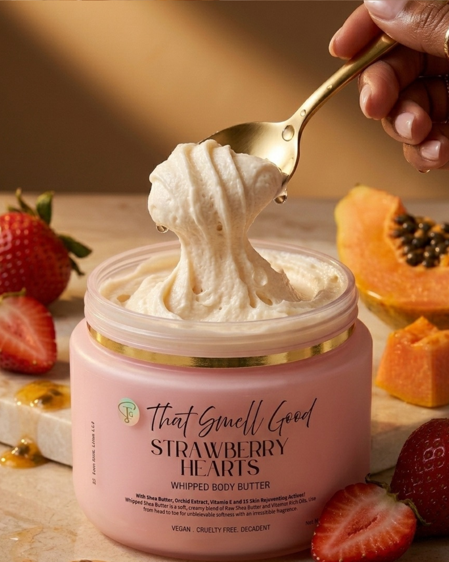 Strawberry Hearts Body Butter