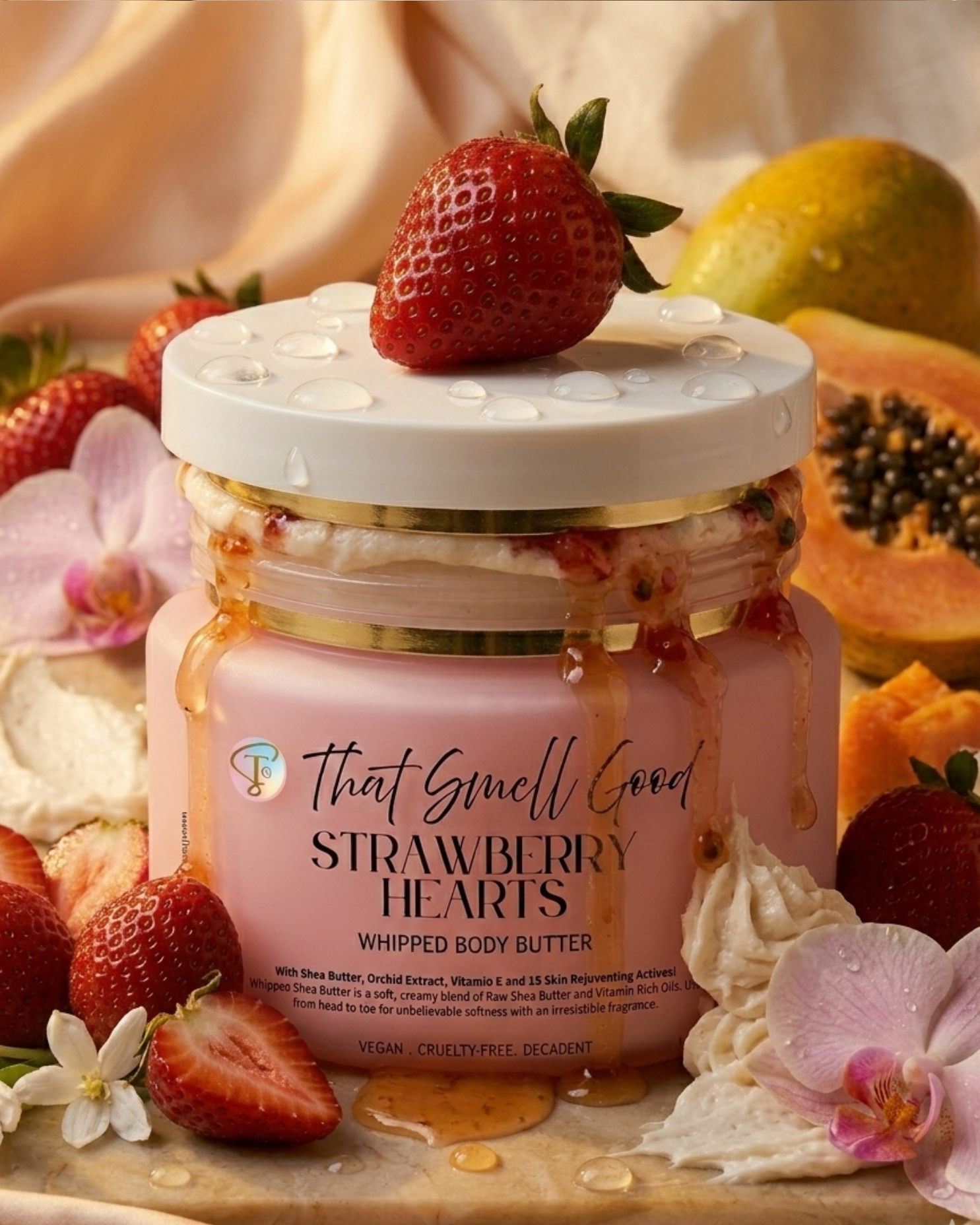 Strawberry Hearts Body Butter