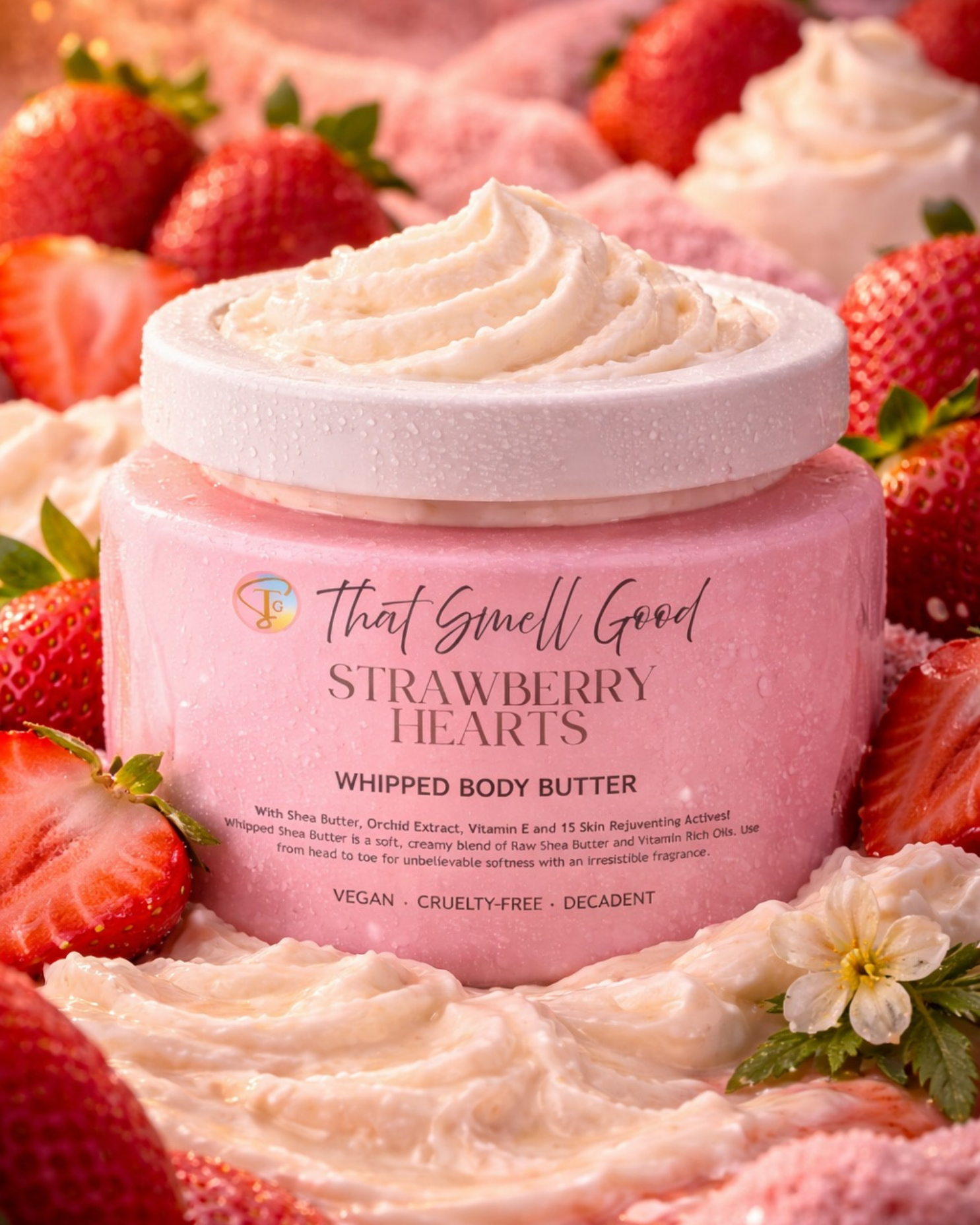 Strawberry Hearts Body Butter