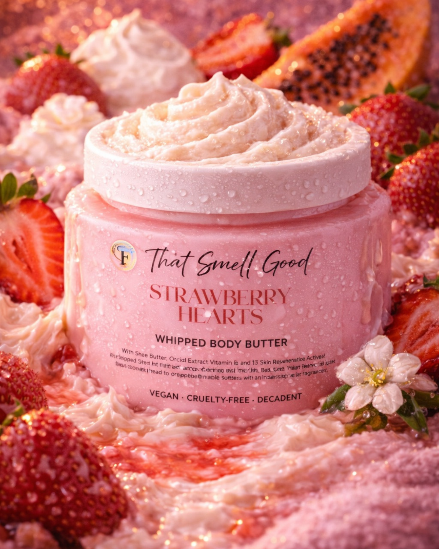 Strawberry Hearts Body Butter