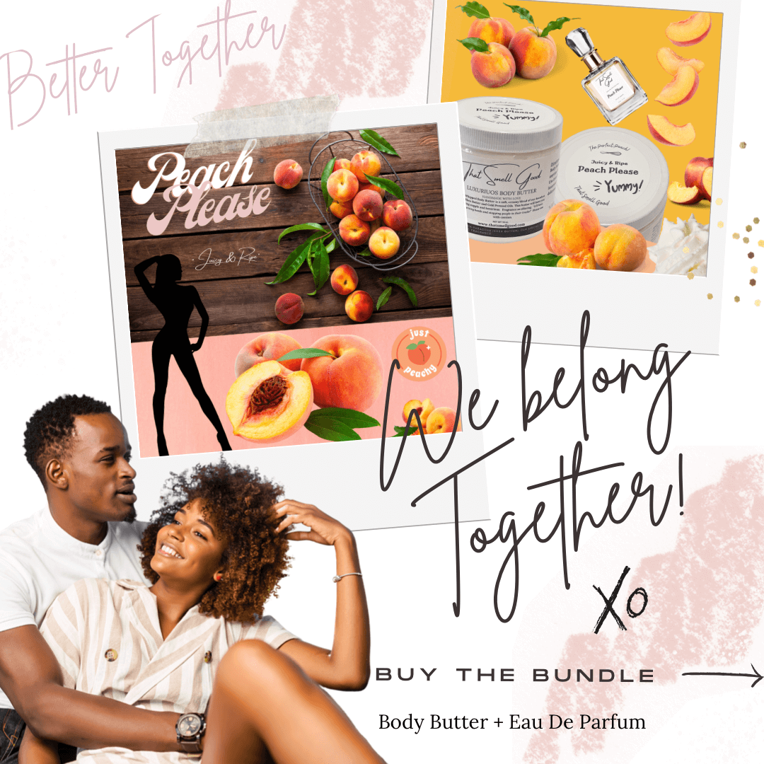 Peach Please Bundle, Body Butter & Eau de Parfum. Better Together