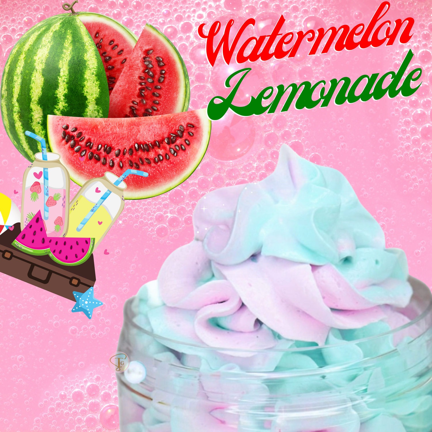 Watermelon Lemonade Bath Whip & Shave Butter