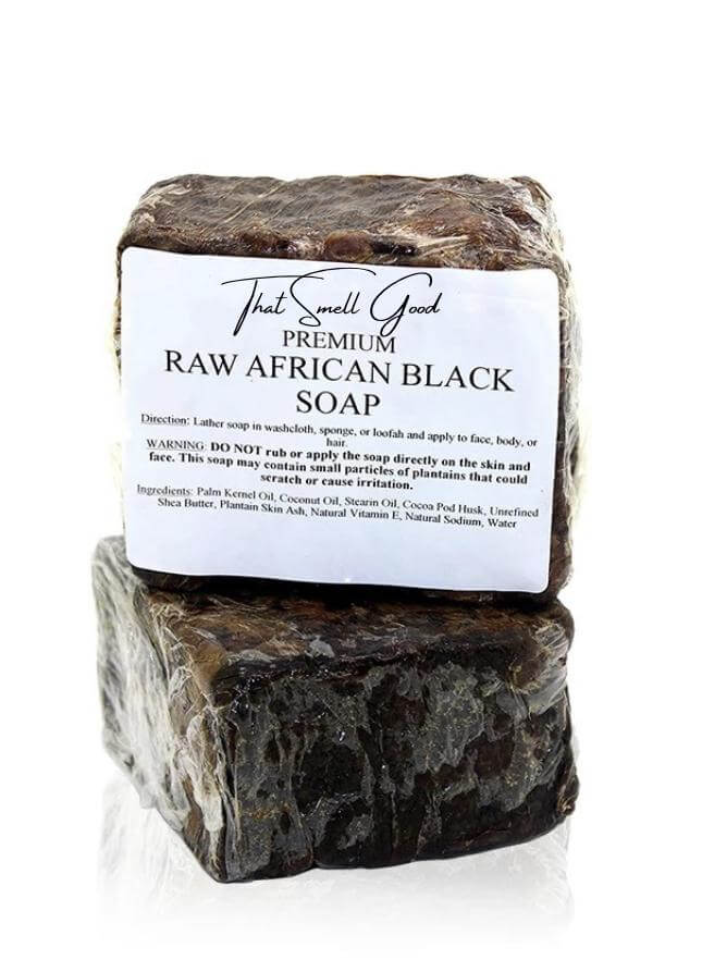 Authentic African black soap bar