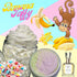 Banana Taffy Complete skincare set, body butter, body scrub and eau de parfum