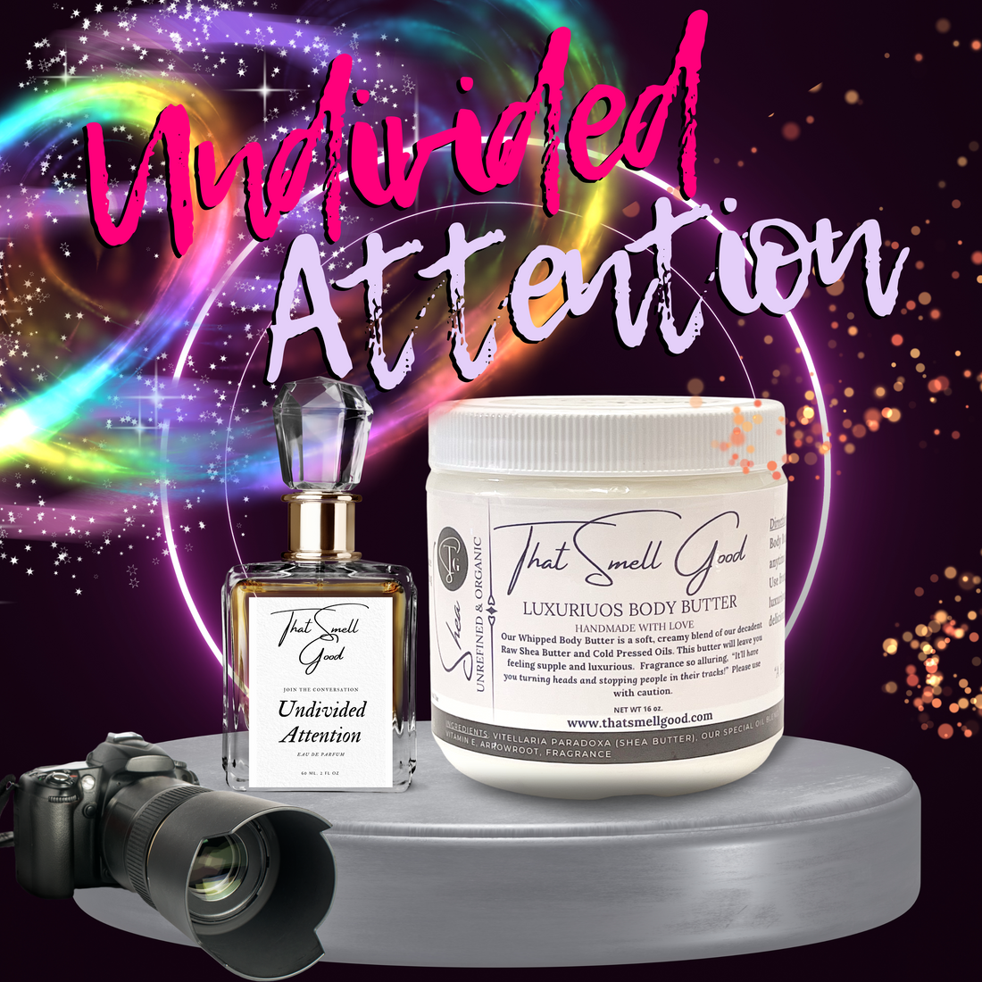 UNDIVIDED ATTENTION BODY BUTTER AND PERFUME