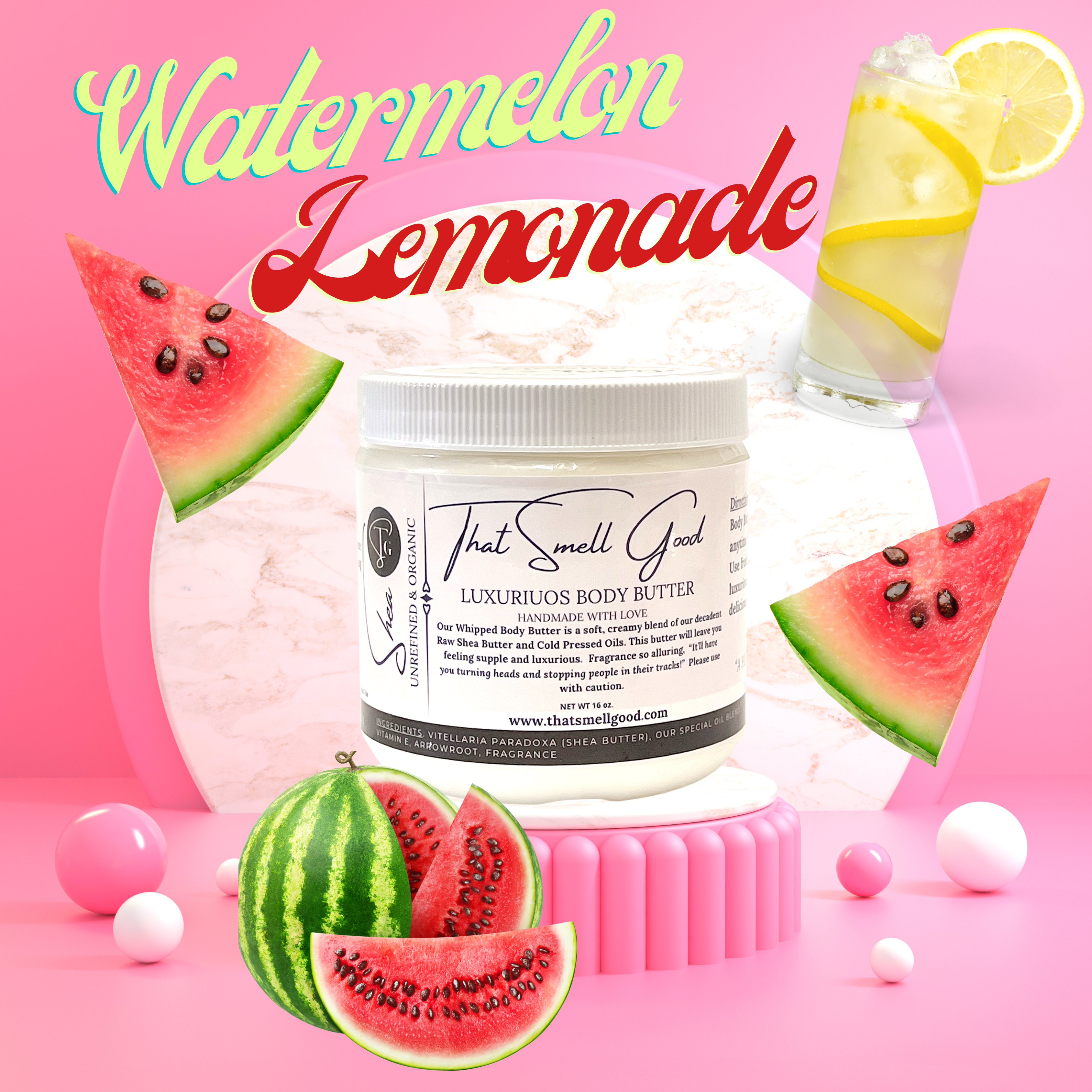 Watermelon Lemonade Body Butter