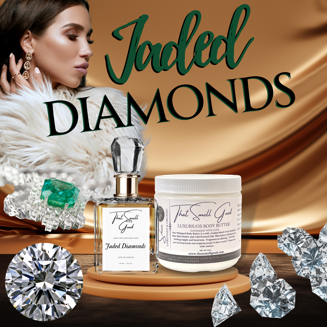 Jaded Diamonds Body Butter and Perfume