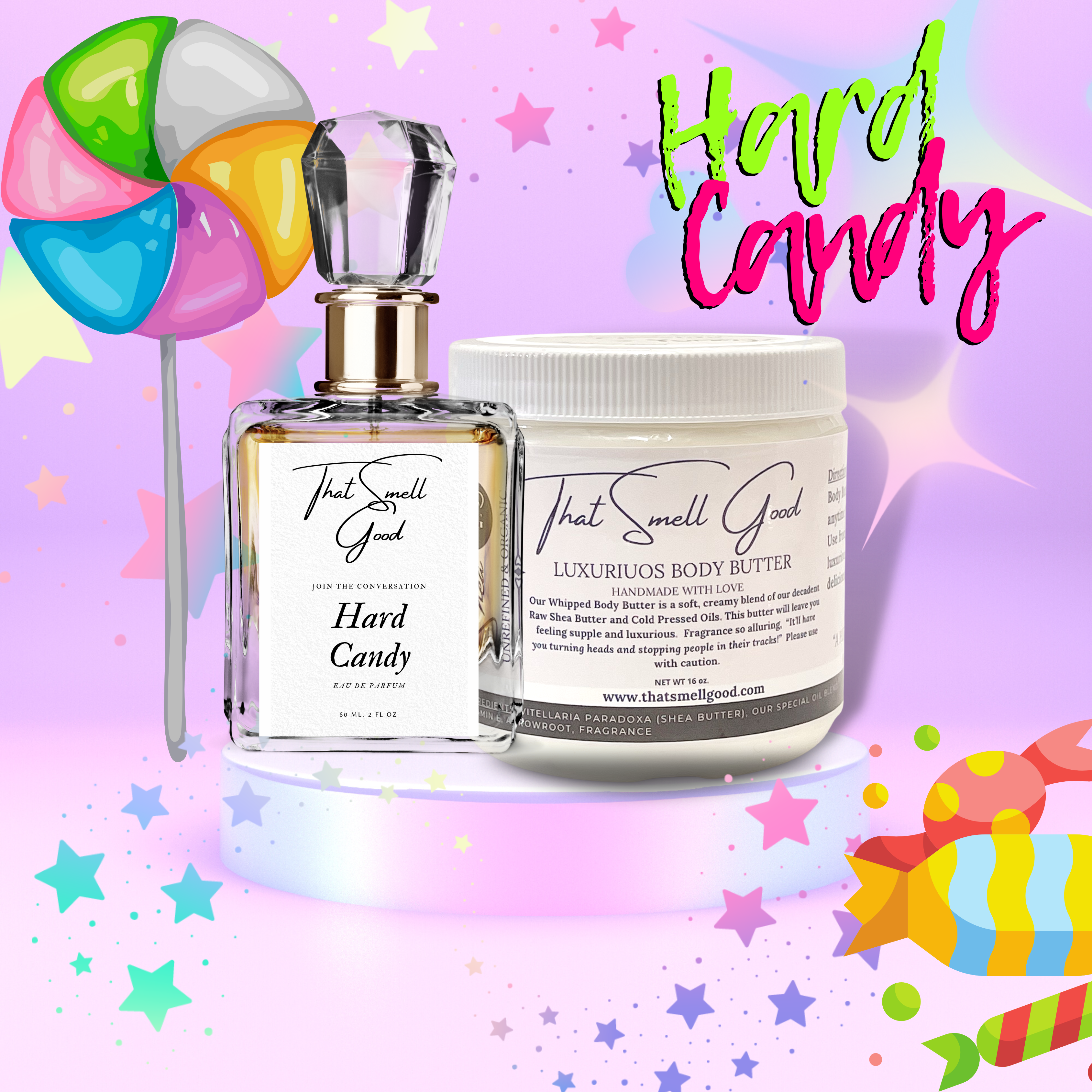 Hard Candy Body Butter and Perfume