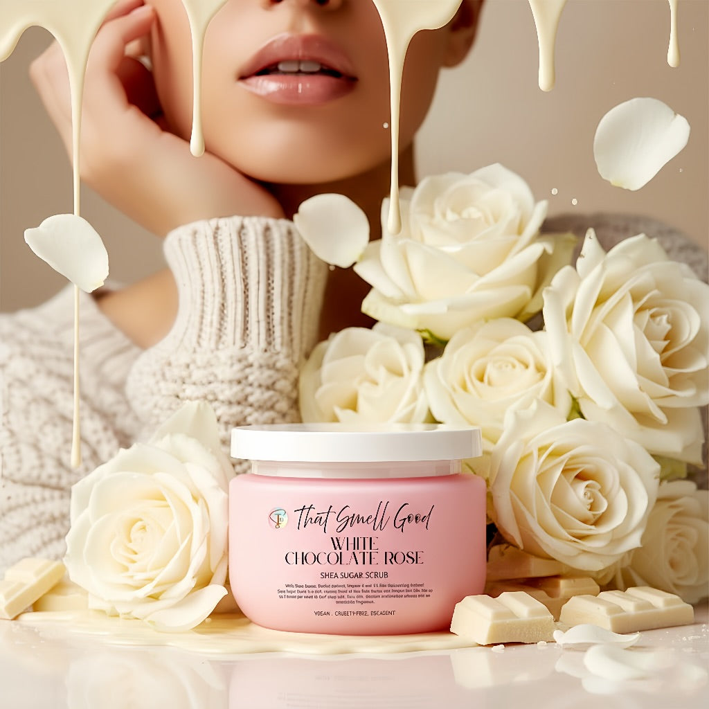 White Chocolate Rose Sugar Scrub