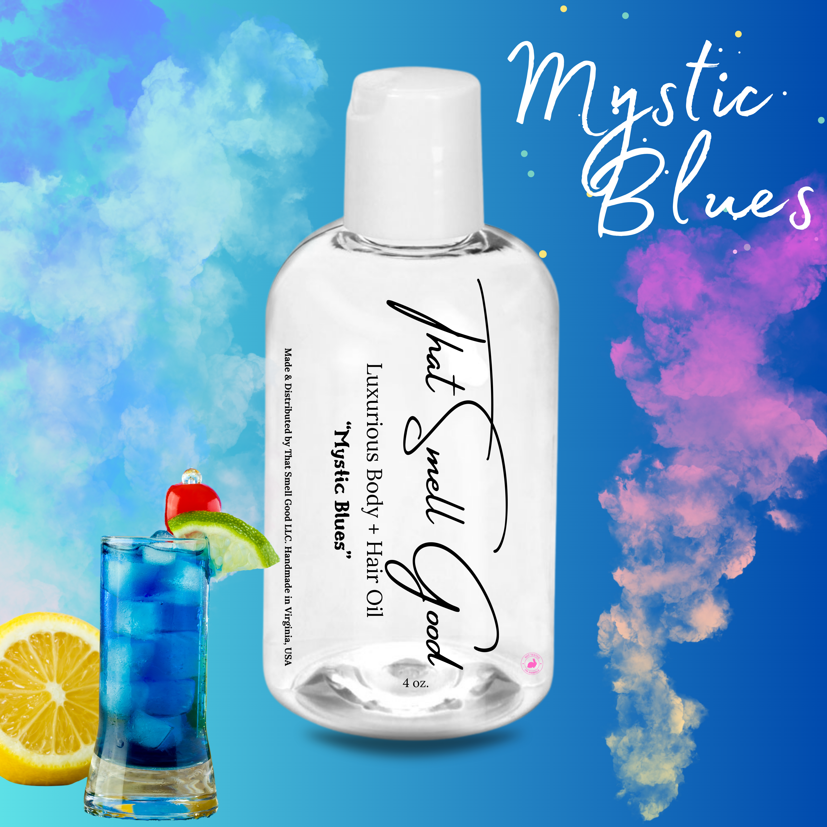 Mystic Blues Body + Hair/Beard Oil