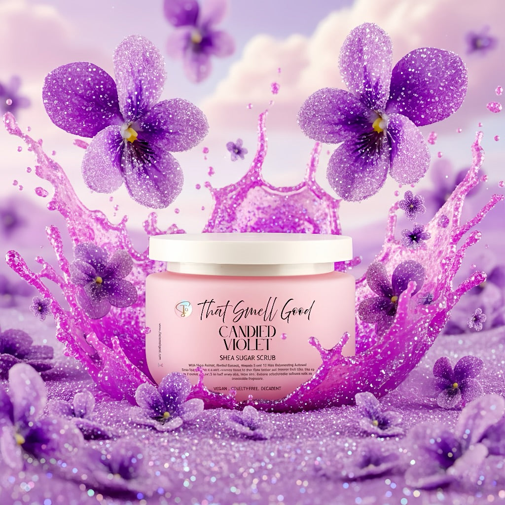 Candied Violet Sugar Scrub