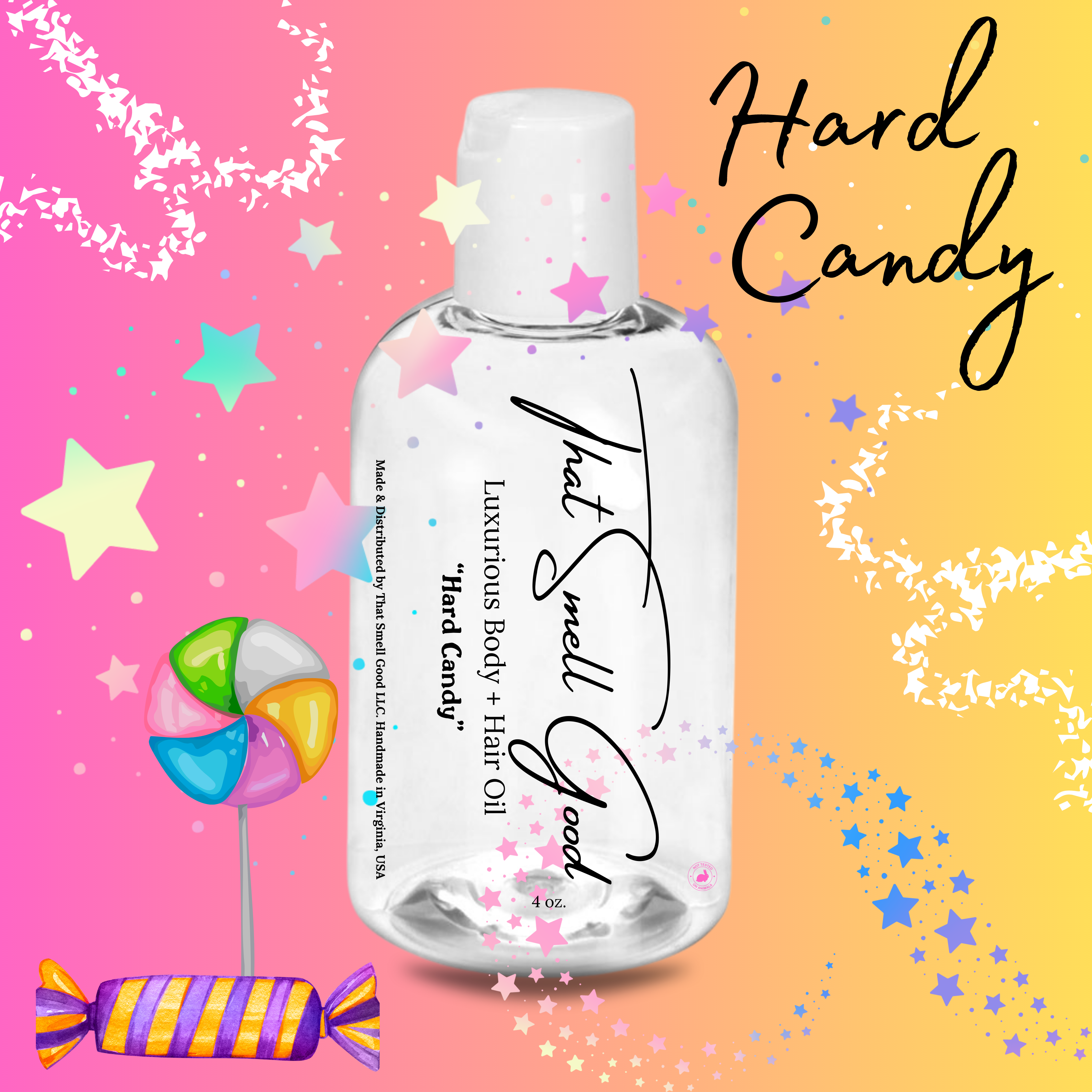 Hard Candy Body + Hair/Beard Oil