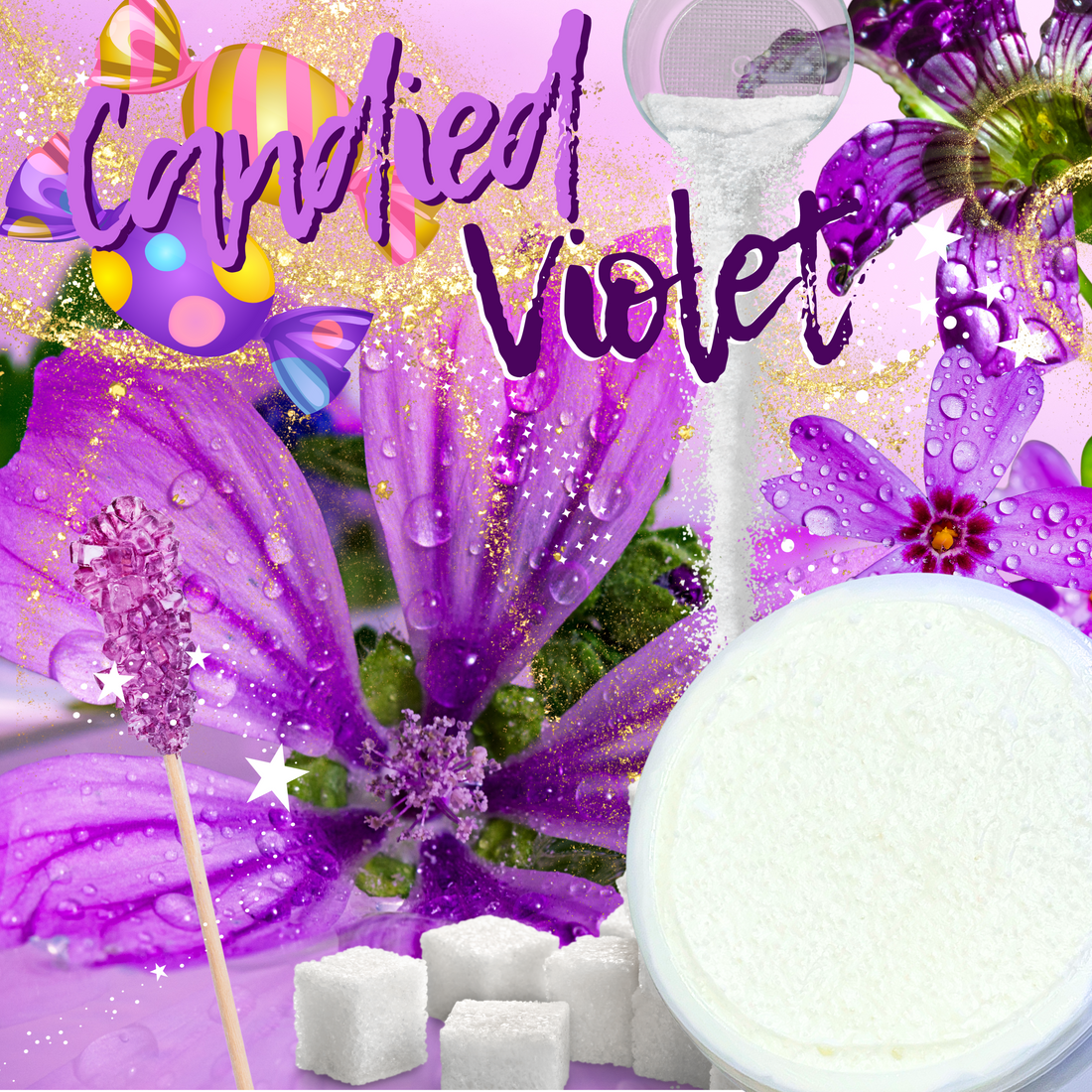 Candied Violet Sugar Scrub