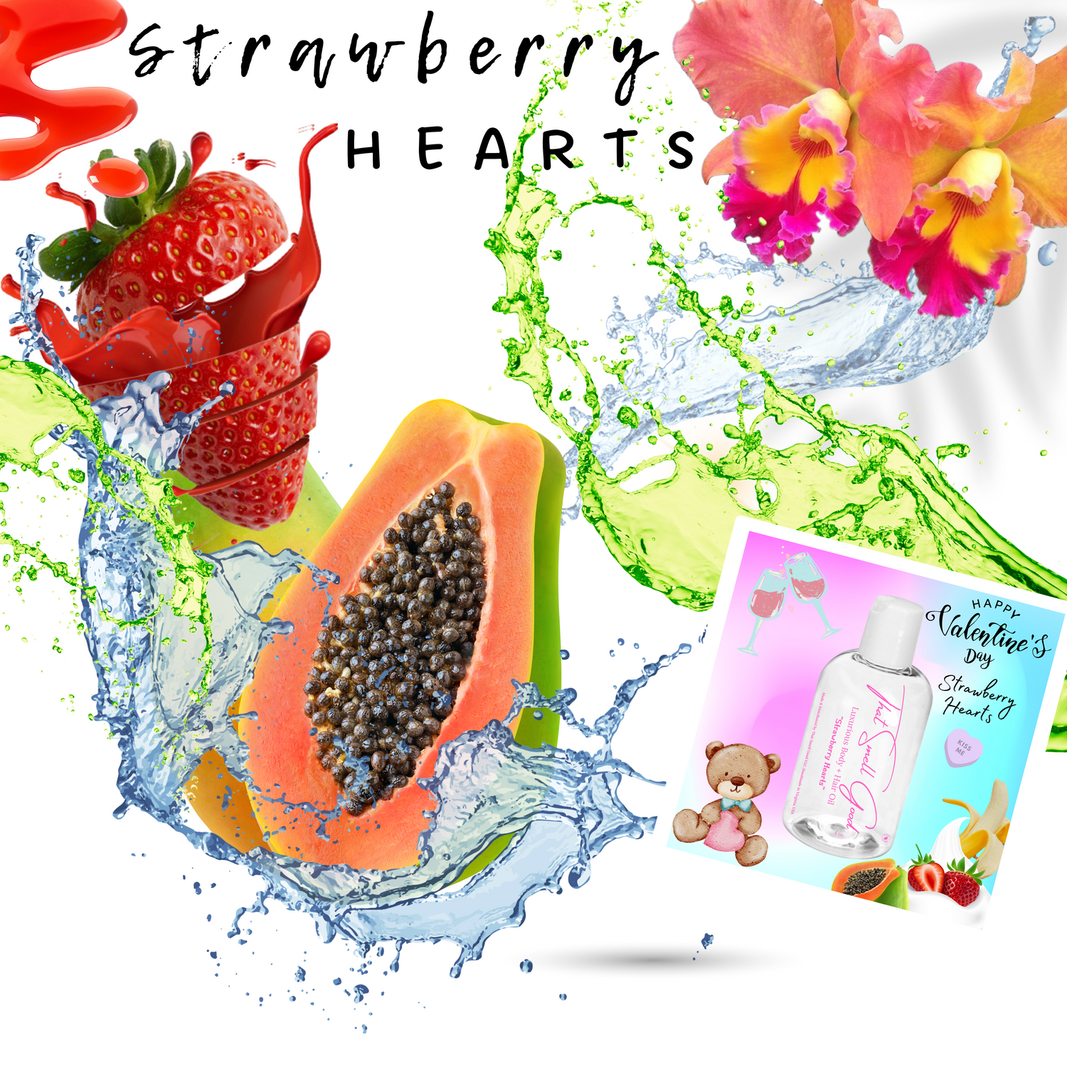 Strawberry Hearts Oil