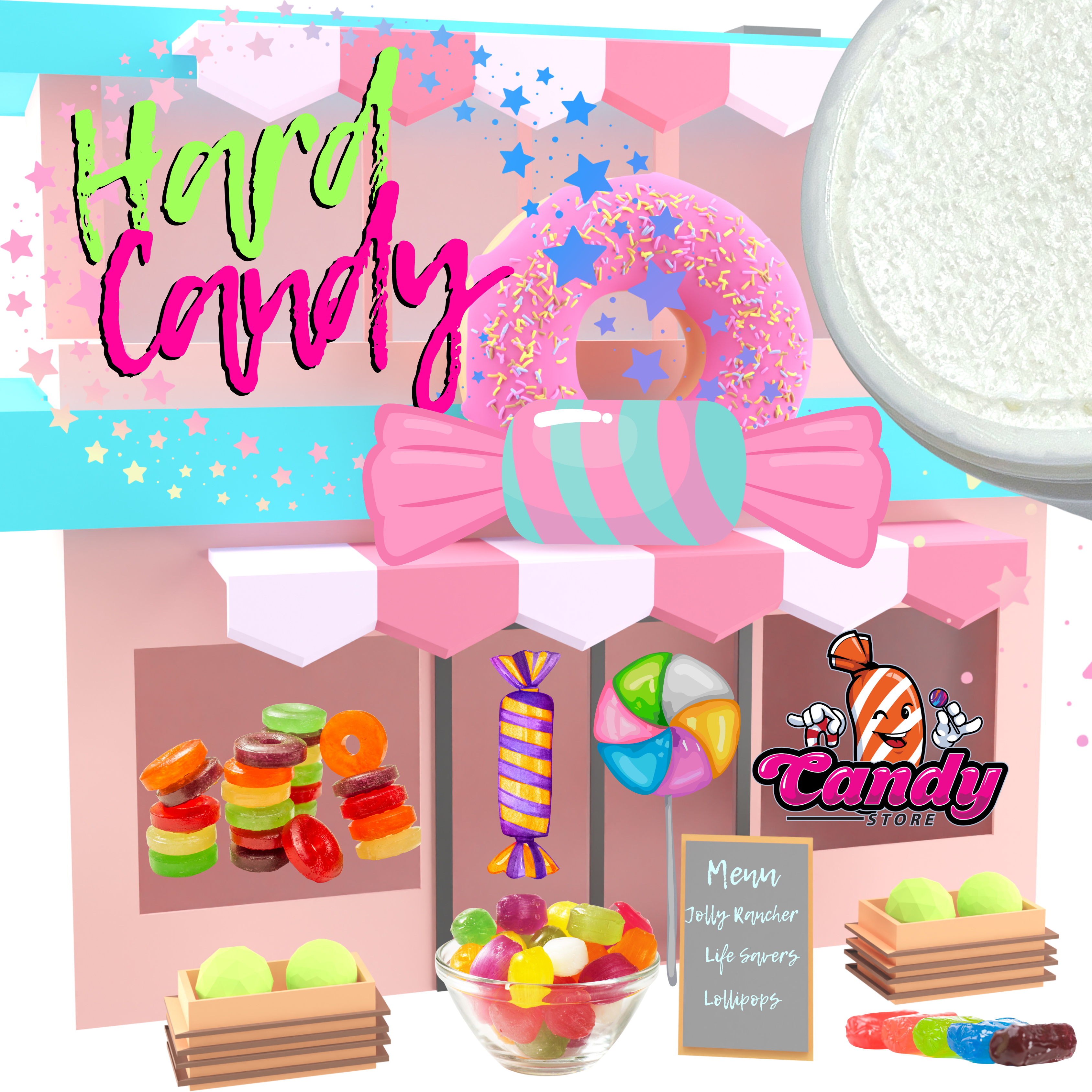 Hard Candy Sugar Scrub
