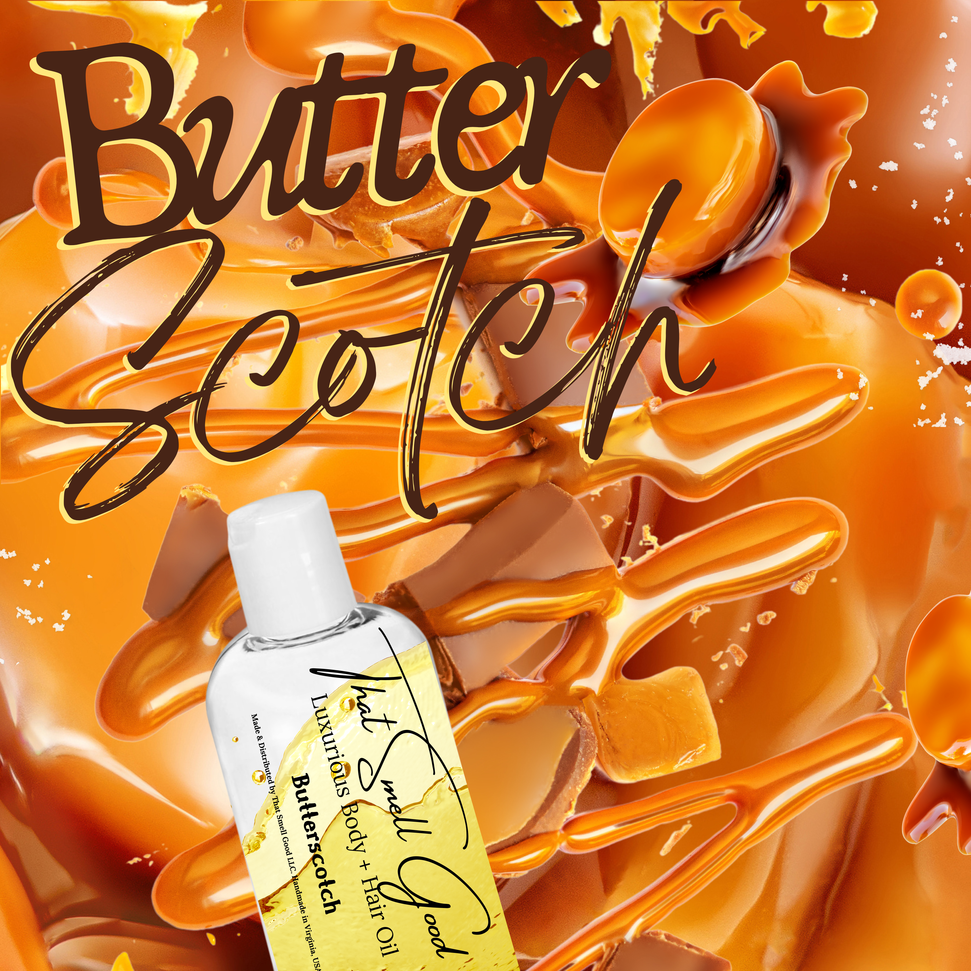 Butterscotch Body + Hair/Beard Oil