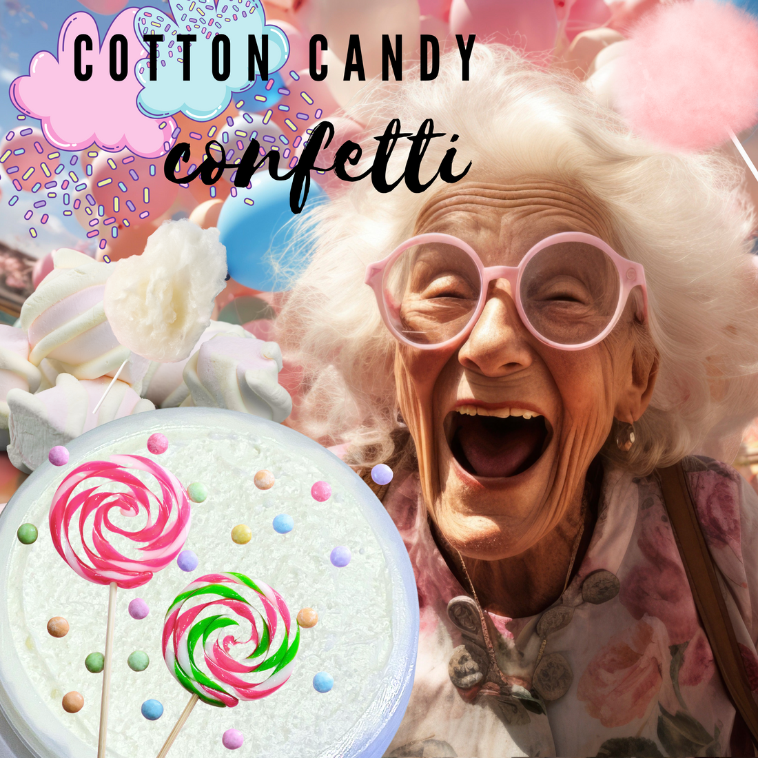 Cotton Candy Confetti Sugar Scrub 