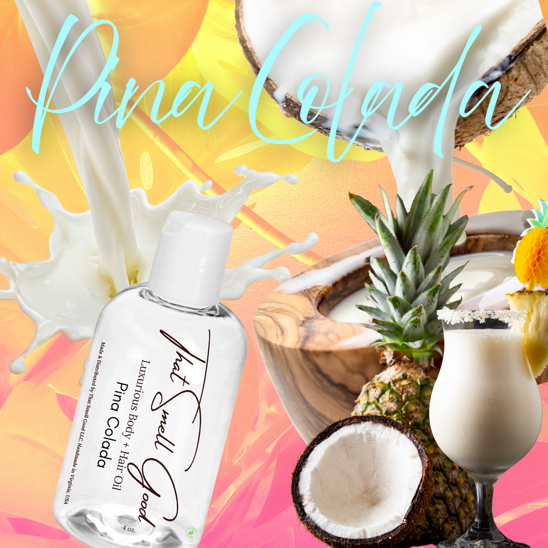 Pina Colada Body + Hair/Beard Oil
