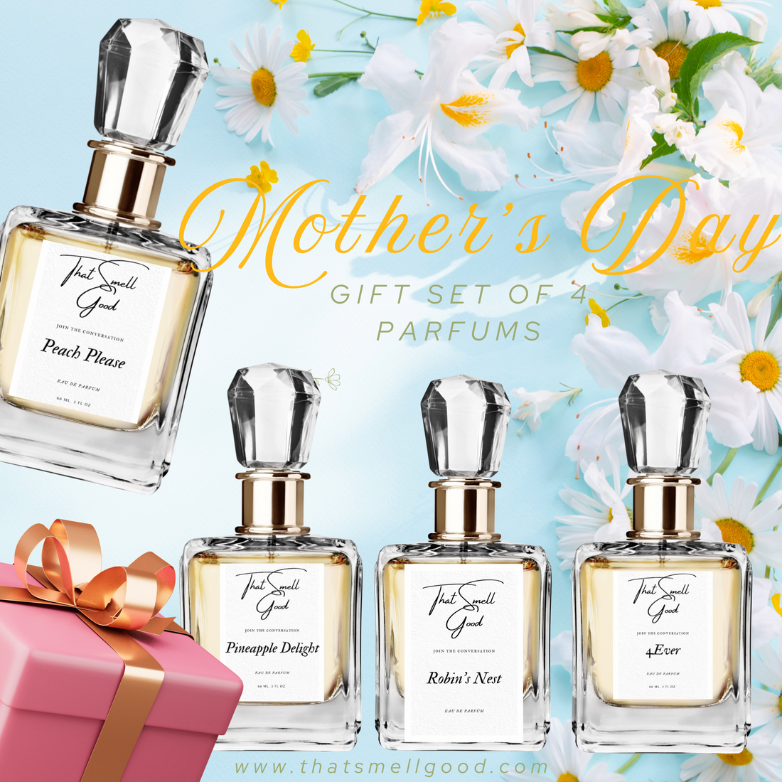 Mother’s Day Gift Box- 4 Perfumes