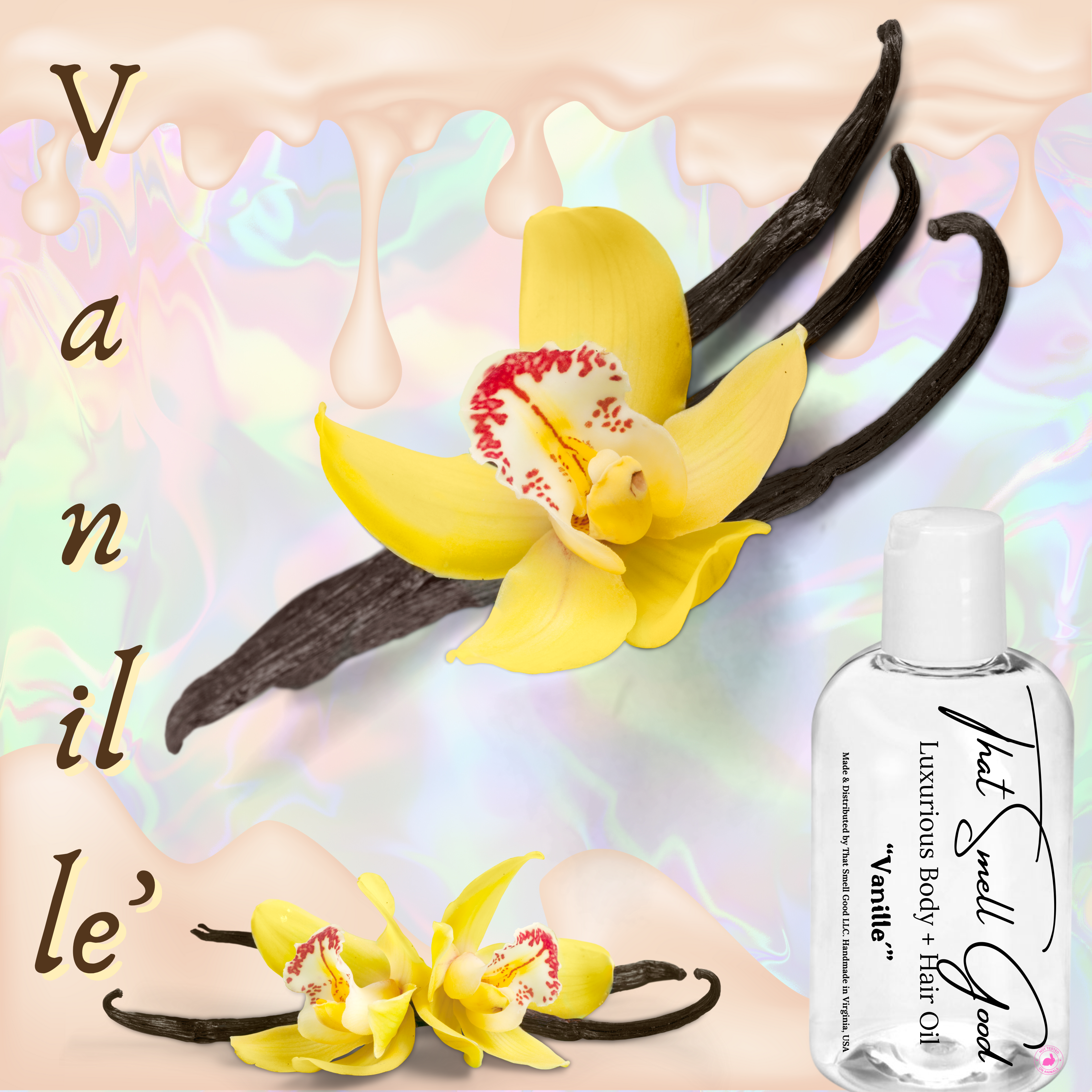 Vanille’  Body + Hair/Beard Oil