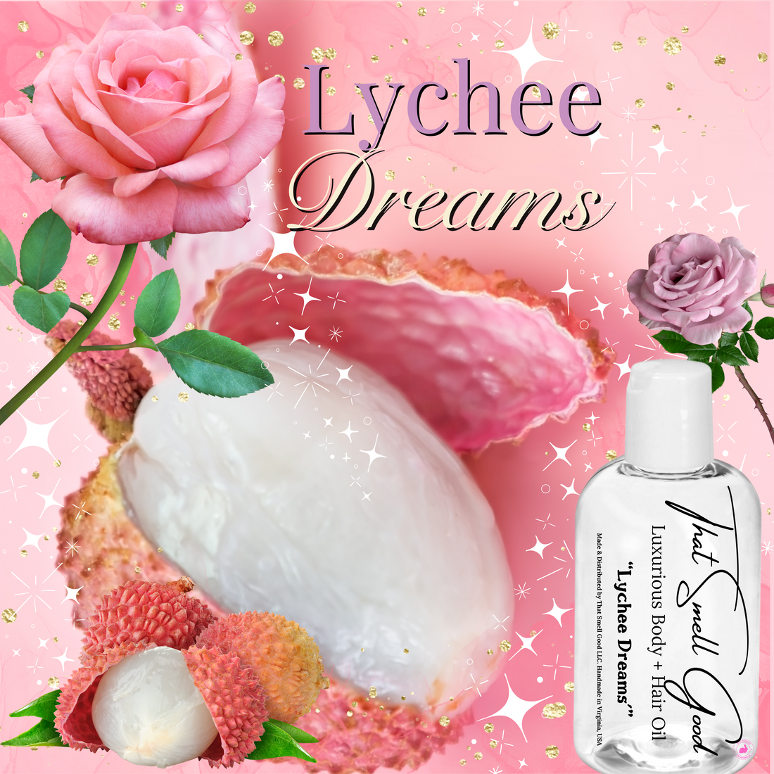 Lychee Dreams Body + Hair/Beard Oil