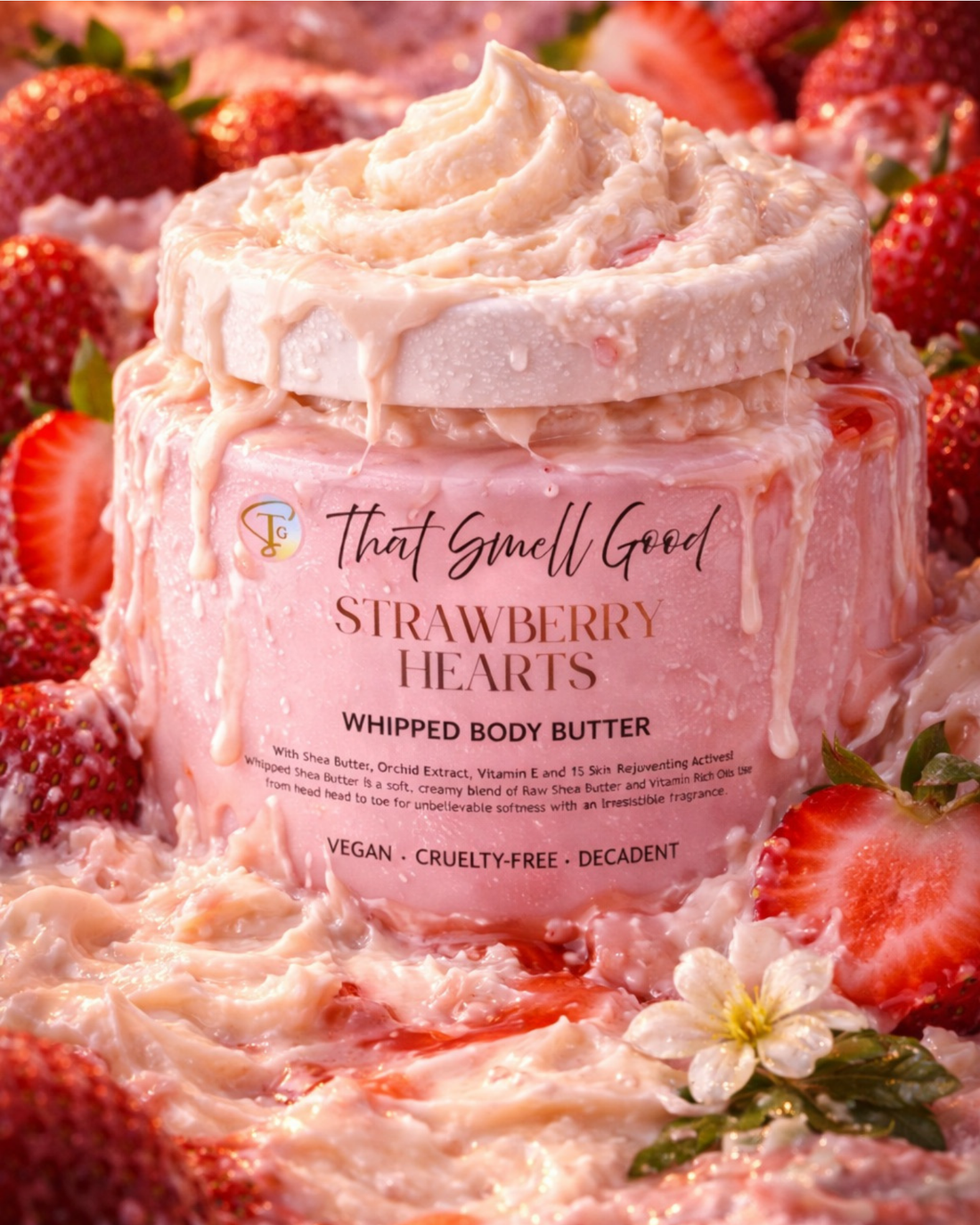 Strawberry Hearts Body Butter