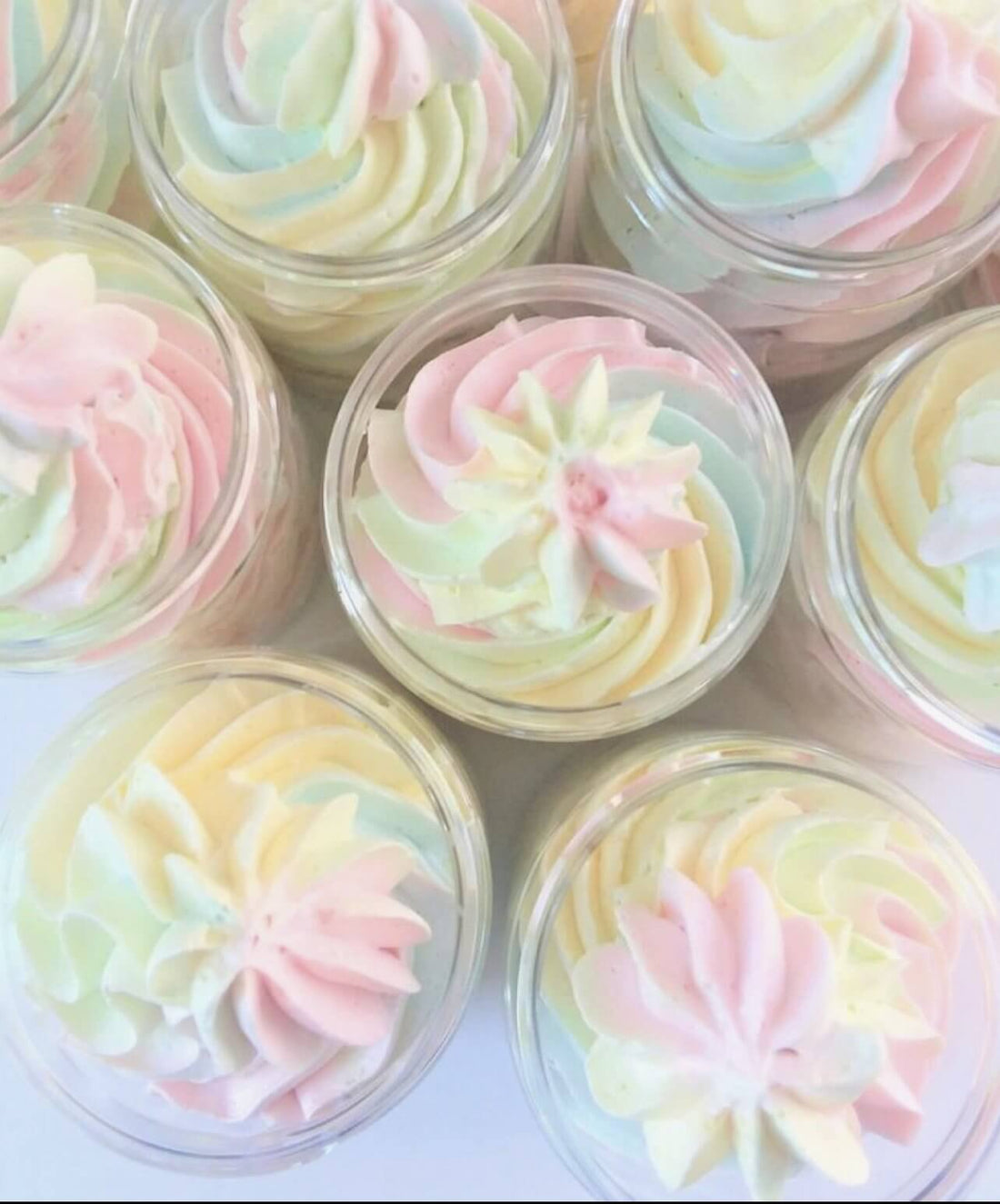 Marshmallow Bath Whip, pink, yellow, blue