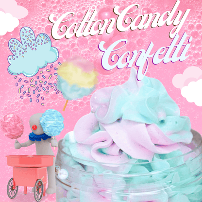 Cotton Candy Confetti Bath Whip
