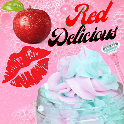 Red Delicious Bath Whip &amp; Shave Butter