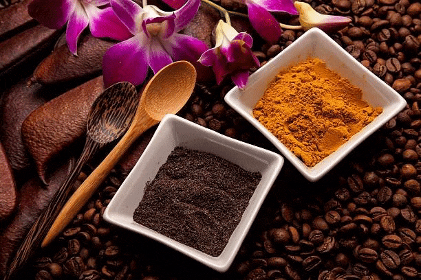 Coffee + Turmeric brightening scrub