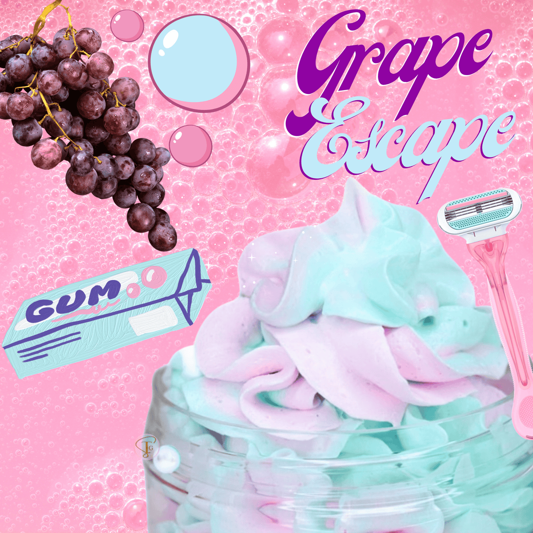 Grape Escape Bath Whip &amp; Shave Butter