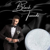Black tuxedo sugar scrub