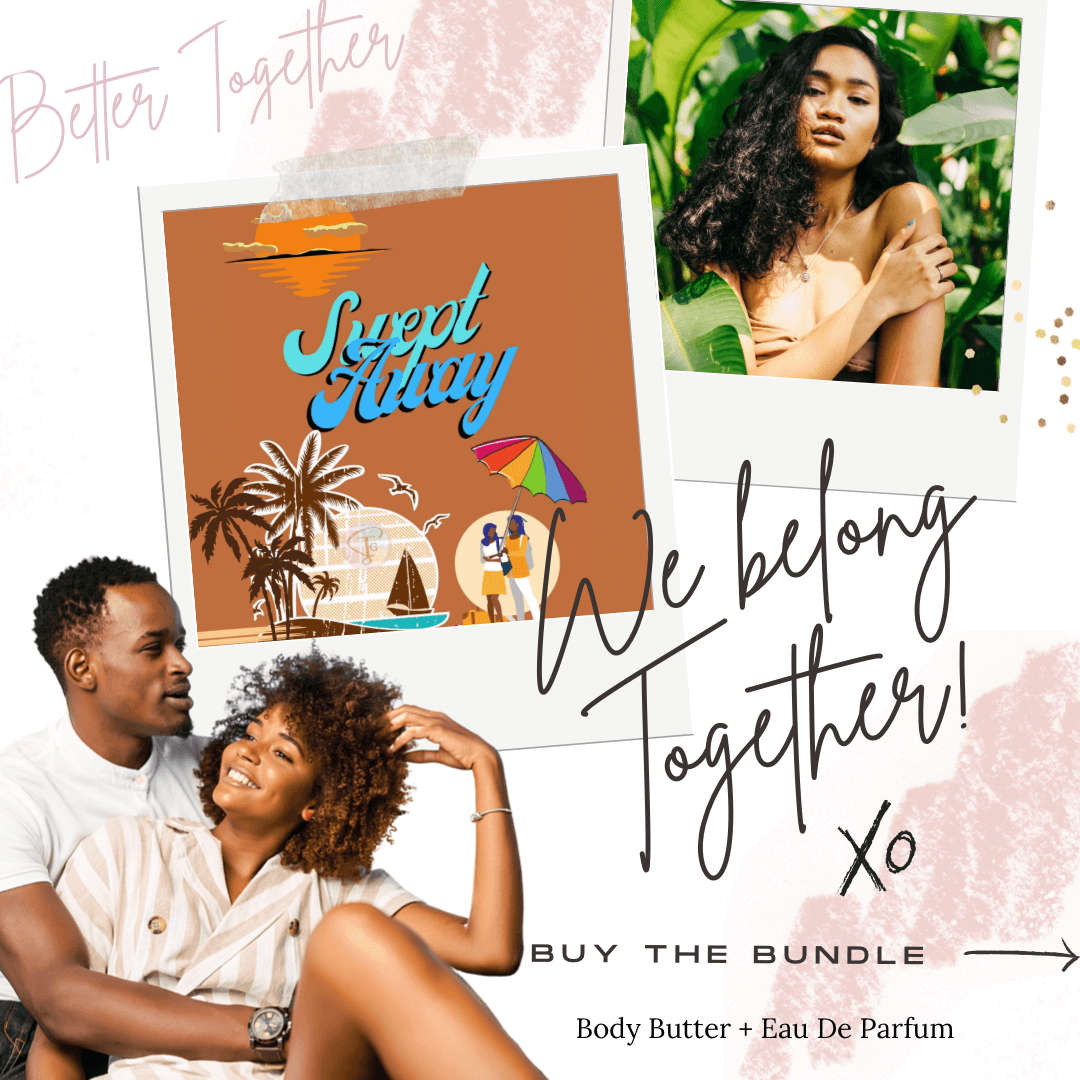 Swept Away Bundle, Body Butter & Eau de Parfum. Better Together