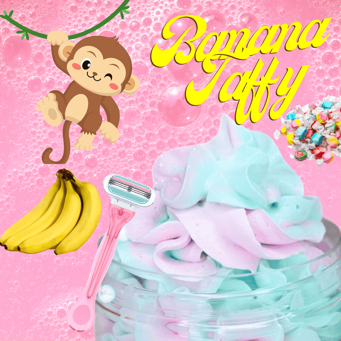 Banana Taffy Bath Whip & Shave Butter