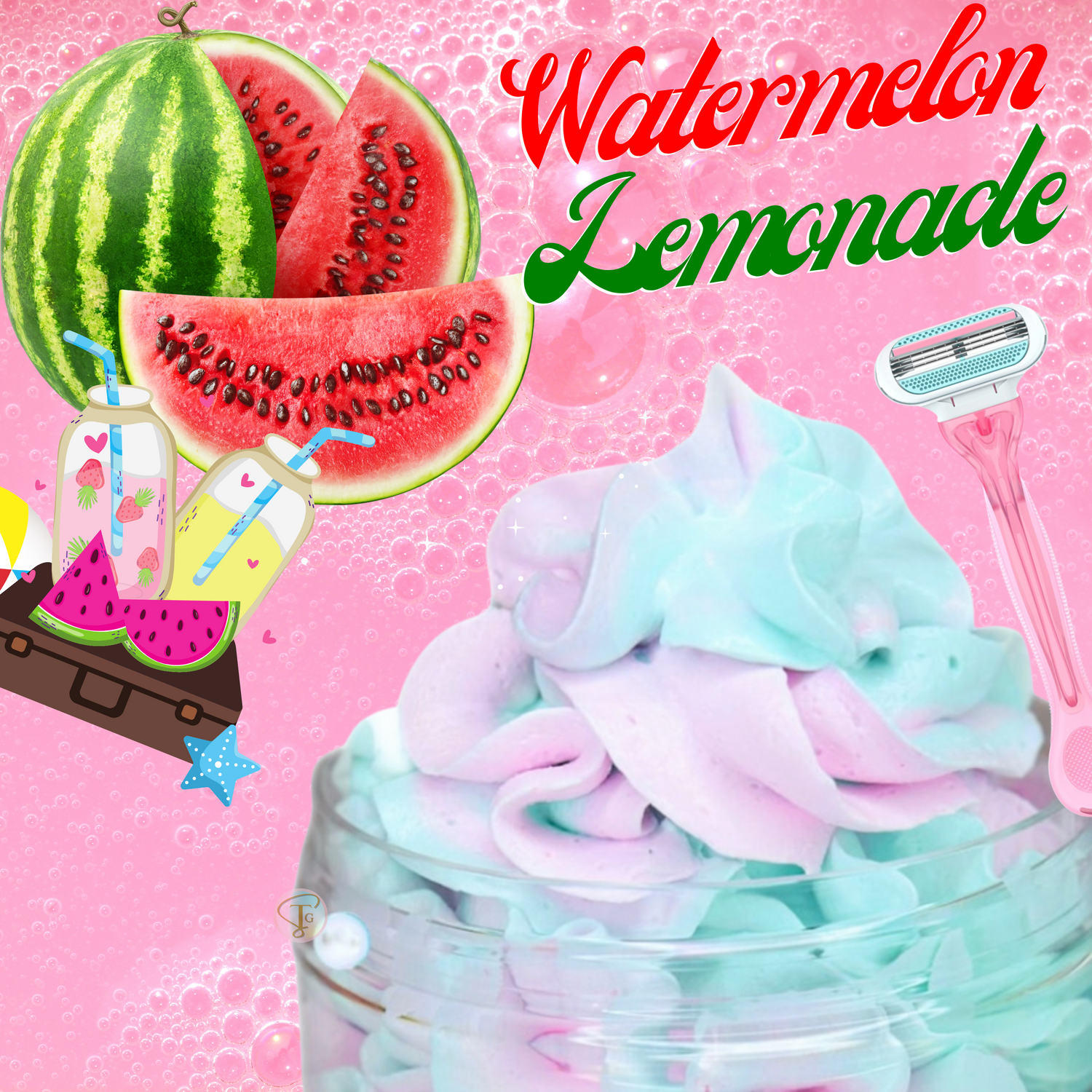 Watermelon Lemonade Bath Whip &amp; Shave Butter