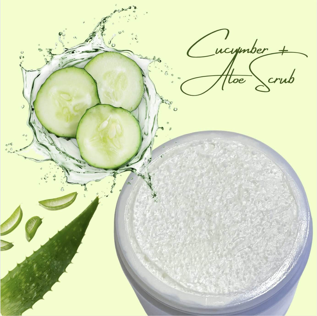 Cucumber and Aloe Body Scrub