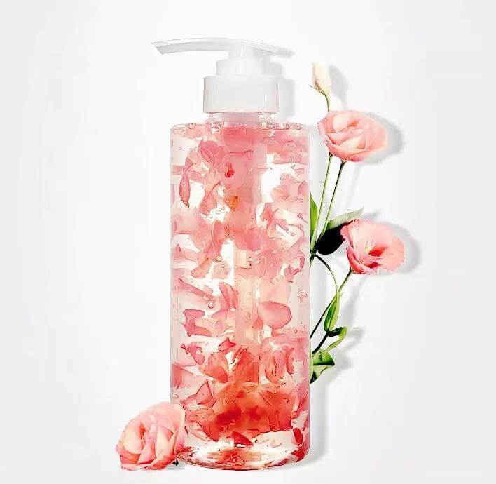 Bottle of Rose Water Facial Toner with Pump