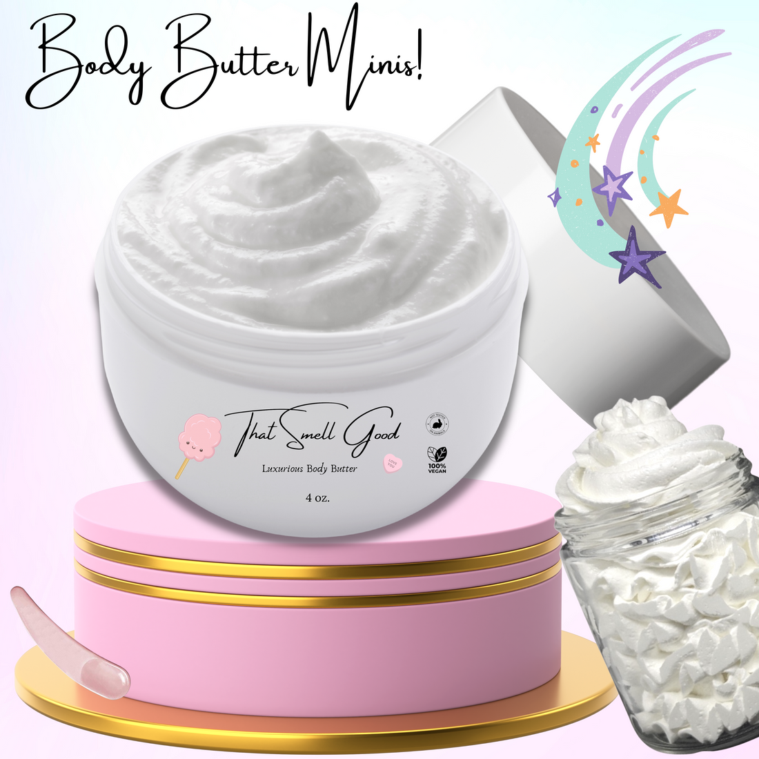 Body Butter Minis Texture shot