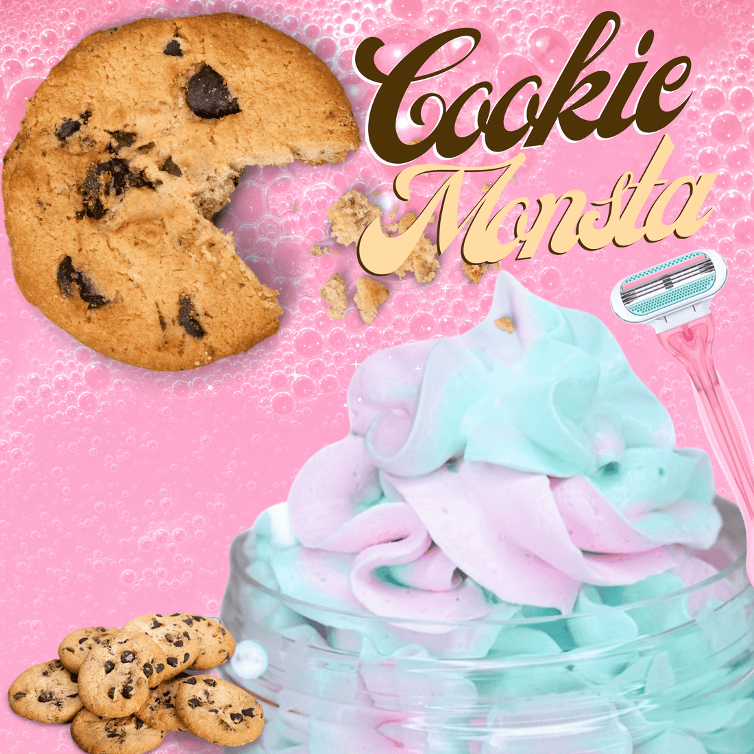 Cookie Monsta Bath Whip & Shave Butter