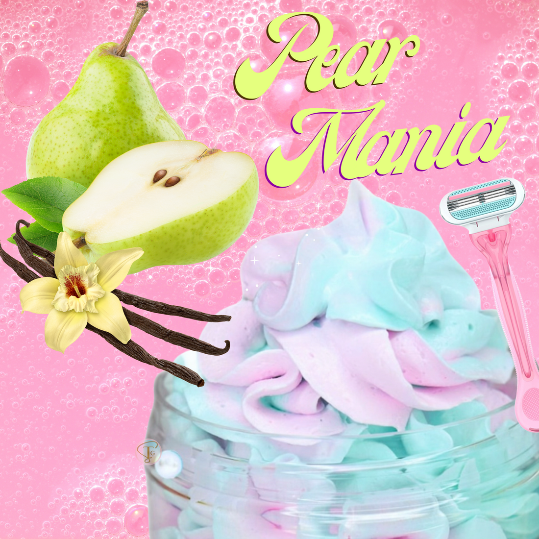 Pear Mania Bath Whip & Shave Butter
